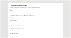 Desktop Screenshot of faiyaz.thinkertothinker.com