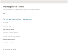 Tablet Screenshot of faiyaz.thinkertothinker.com